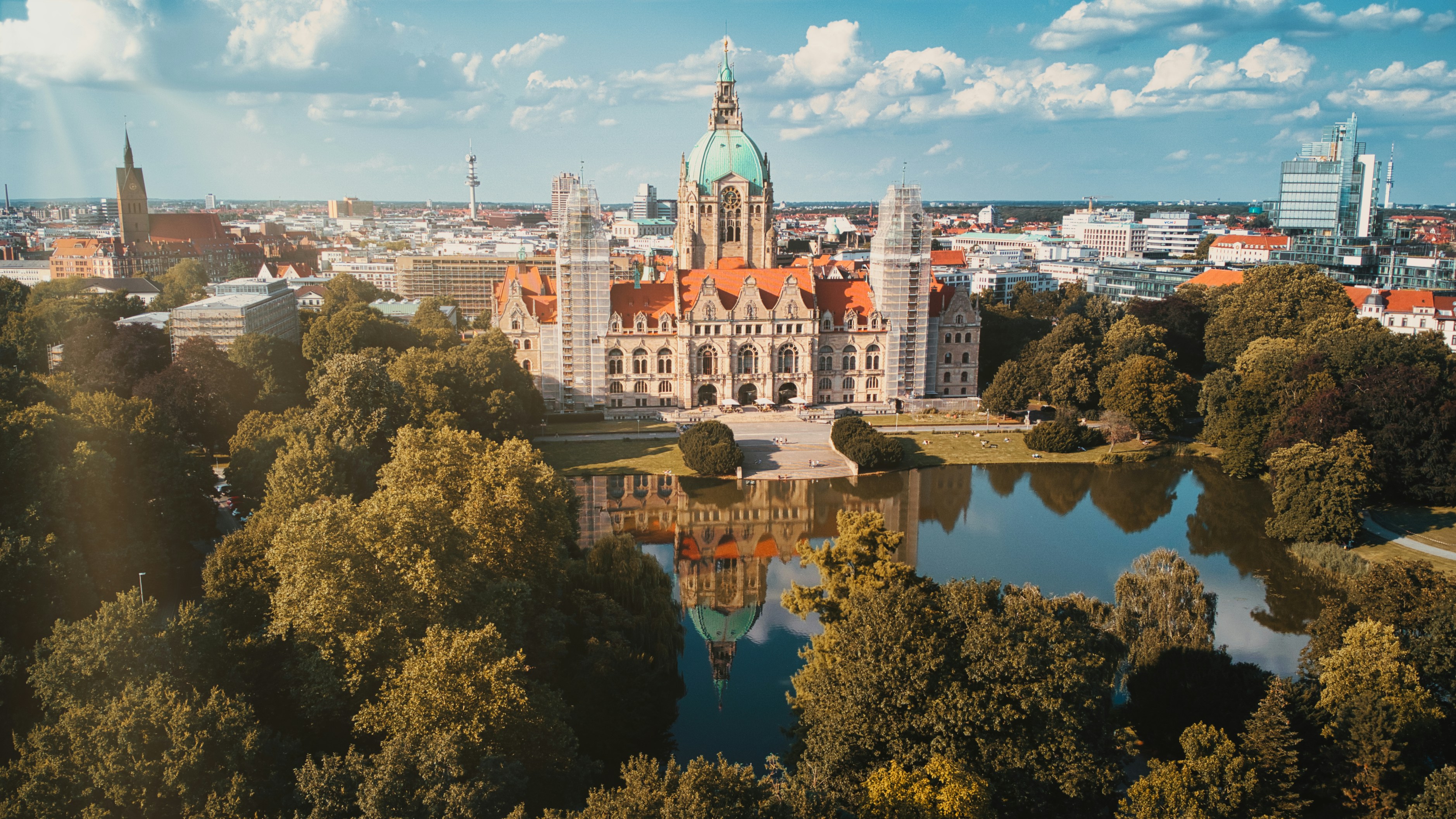 Das Neue Rathaus in Hannover.